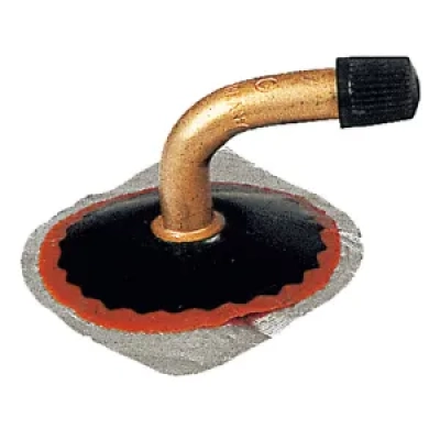 TipTop Motorroller Ventil mit Gummifuß Ø 45 mm, Winkel 90 ° (Kar