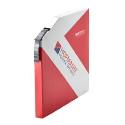 TipTop PKW Klebegewicht Rolle 5kg Titangrau Typ 355 Stahl 1.000x