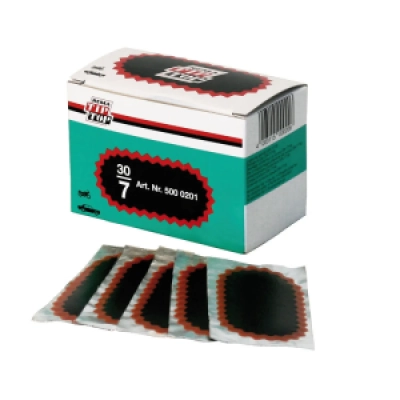 TipTop Schlauchflicken Nr. 7 74 X 37 mm Rotrand VPE/30 Stück Emp