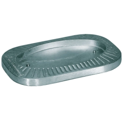 TipTop Alu Heizplattenauflage flach 225 x 150 mm Passend für Lau