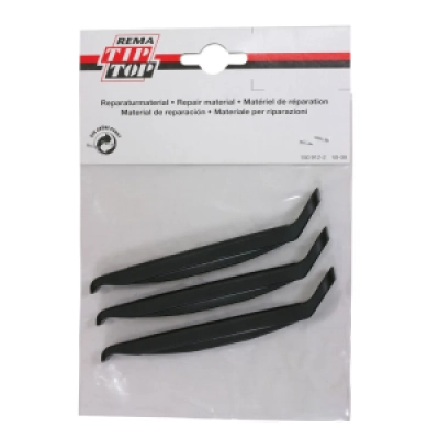 TipTop Montierhebel Kunststoff schwarz mit SB-Clip 3 Hebel je Tü